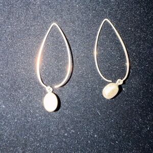 Elegant Silver Teardrop Earrings
